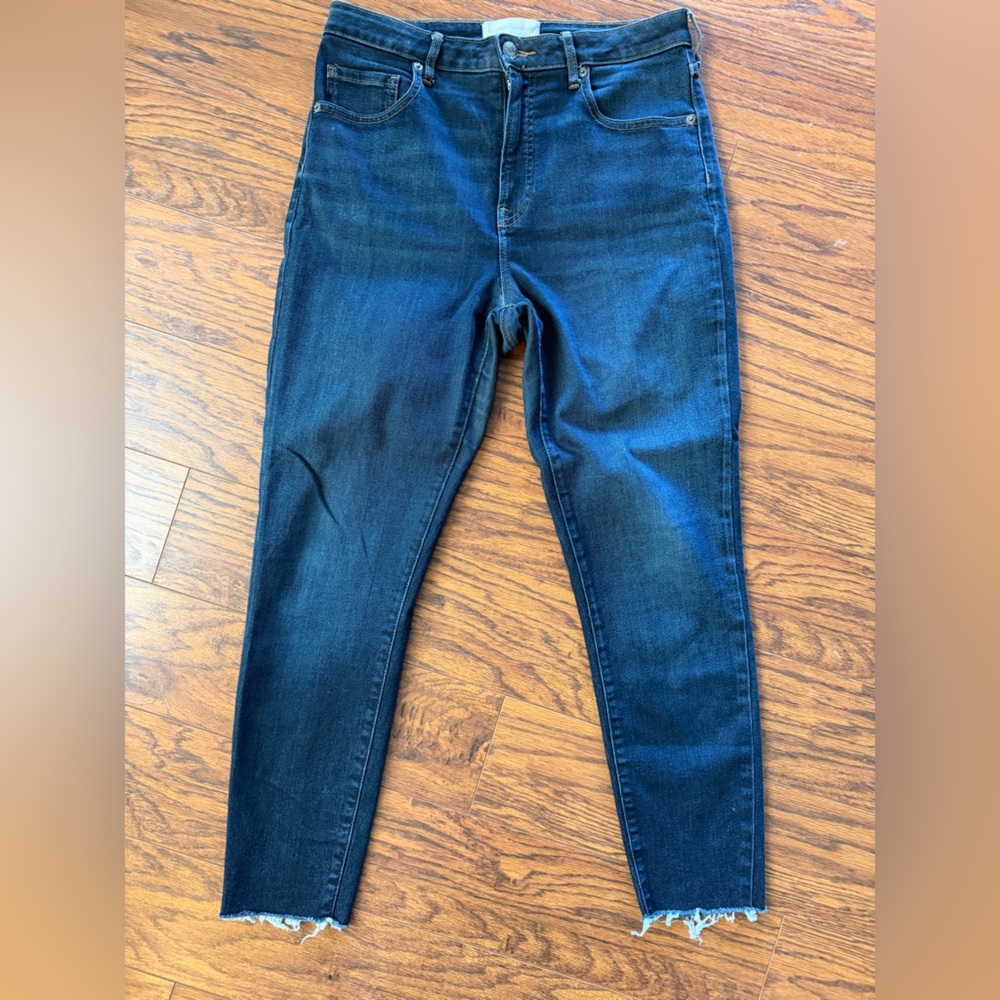Everlane Indigo Curvy High Rise Skinny Jeans
